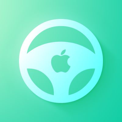 Apple car wheel icon feature teal
