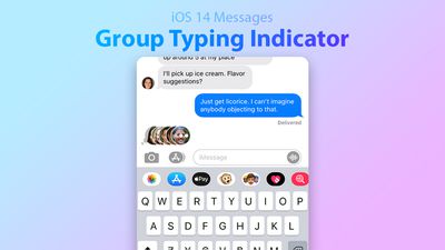 iOS 14 Group Typing Indicator