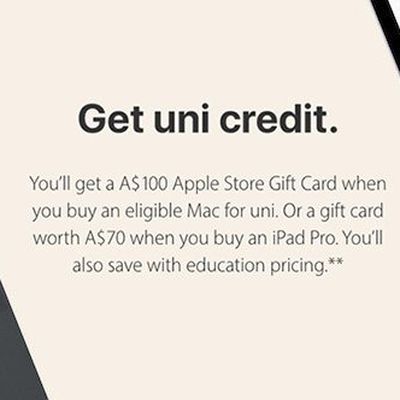 apple back to uni AU NZ