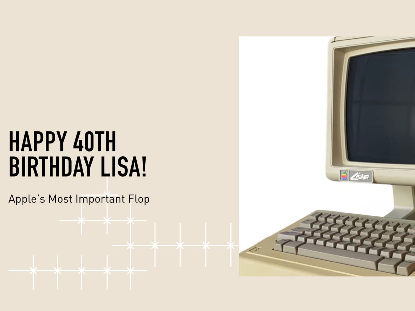 Apple Lisa ジャンク品 Untouched “early release” Apple Lisa 1 with ultra-rare