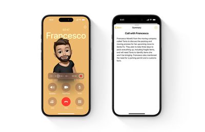 Apple Intelligence Phone Call Record Transcribe