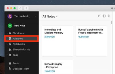 how to migrate from evernote to apple notes 1