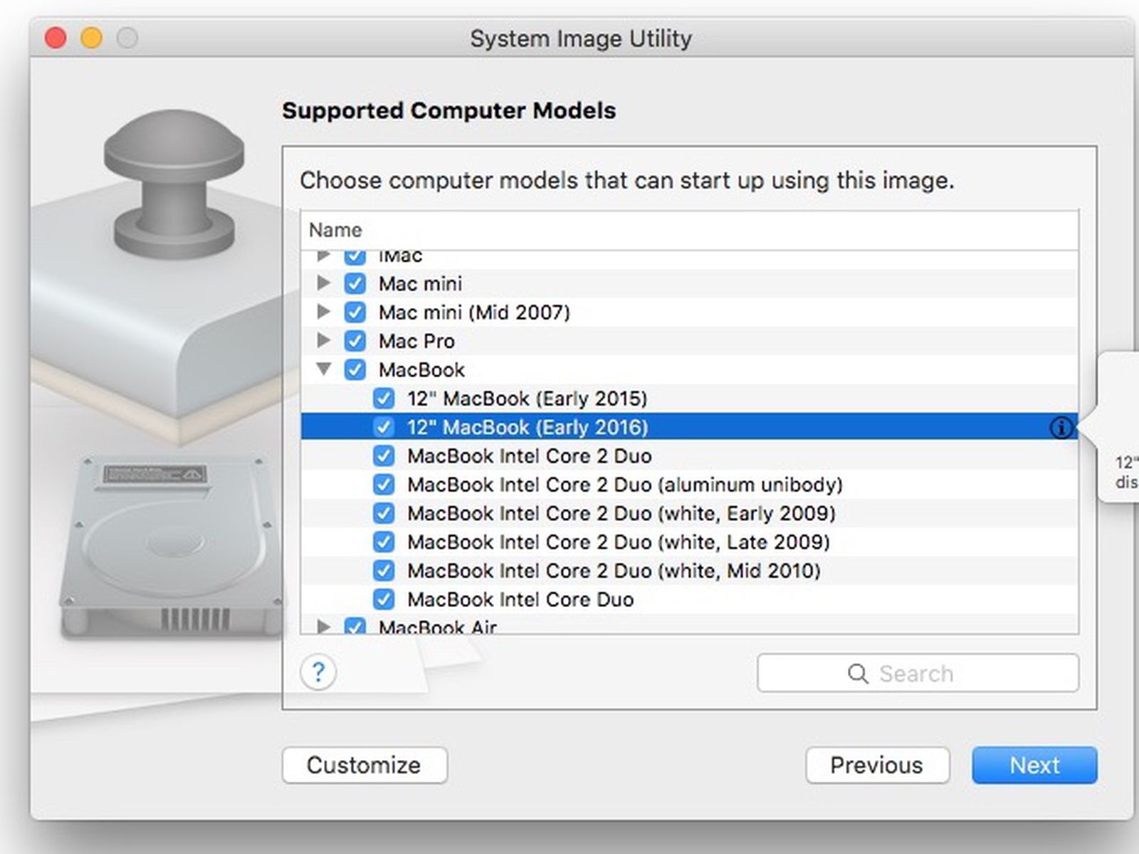 References To 2016 12 Inch Macbook Spotted In Os X System Image Utility Updated Macrumors
