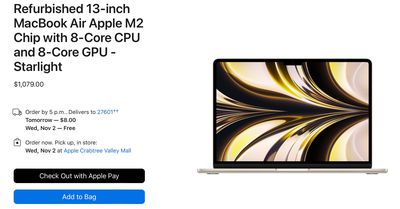 Apple Now Selling Refurbished 13-Inch MacBook Pro With Touch Bar - MacRumors