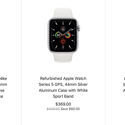 apple watch series 5 refurbished