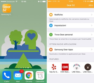 can you use a samsung gear s2 with an iphone