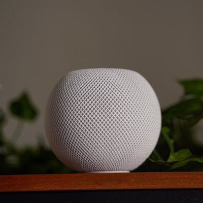 homepod mini on shelf