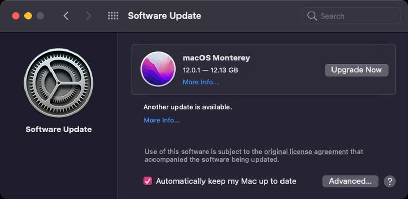 comment mettre à jour mac os monterey