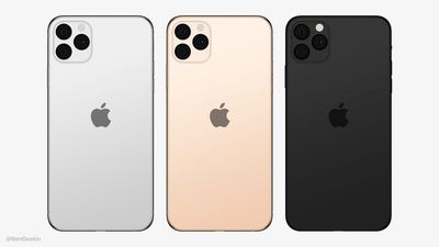 2019 iphones centered apple logo