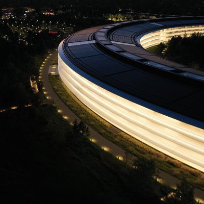 apple park at night 1