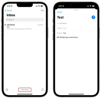 ios 16 mail app undo send - برنامه ایمیل iOS 16: جستجوی بهبودیافته، لغو ارسال، ارسال زمان‌بندی‌شده، یادآوری‌ها و موارد دیگر