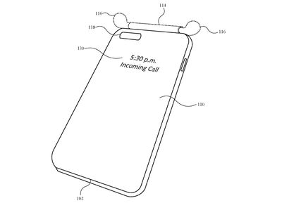 airpods iphone case patent top