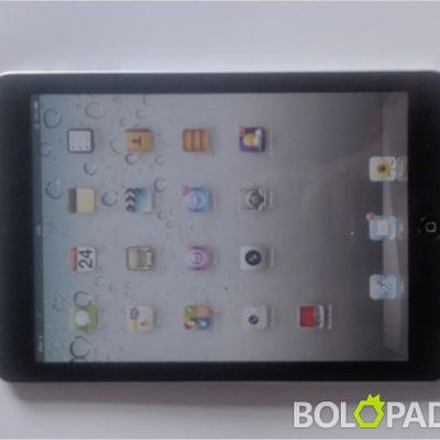 black ipad mini mockup front