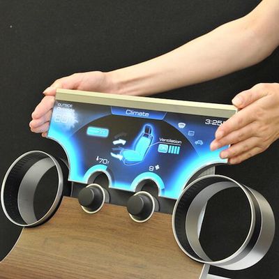 sharp free form display