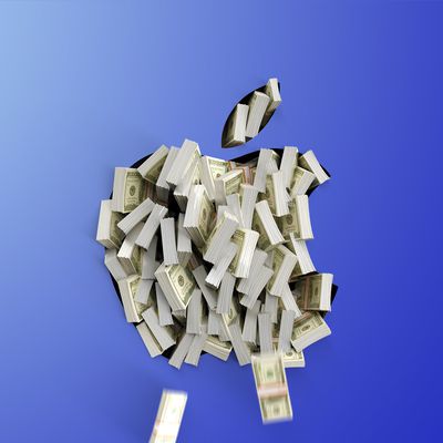 Apple Logo Cash Blue