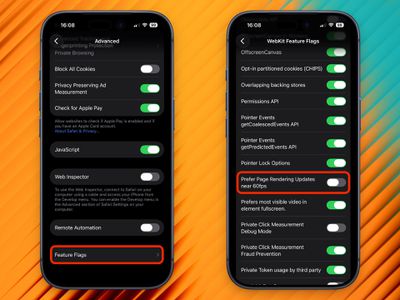1120hz safari scrolling promotion