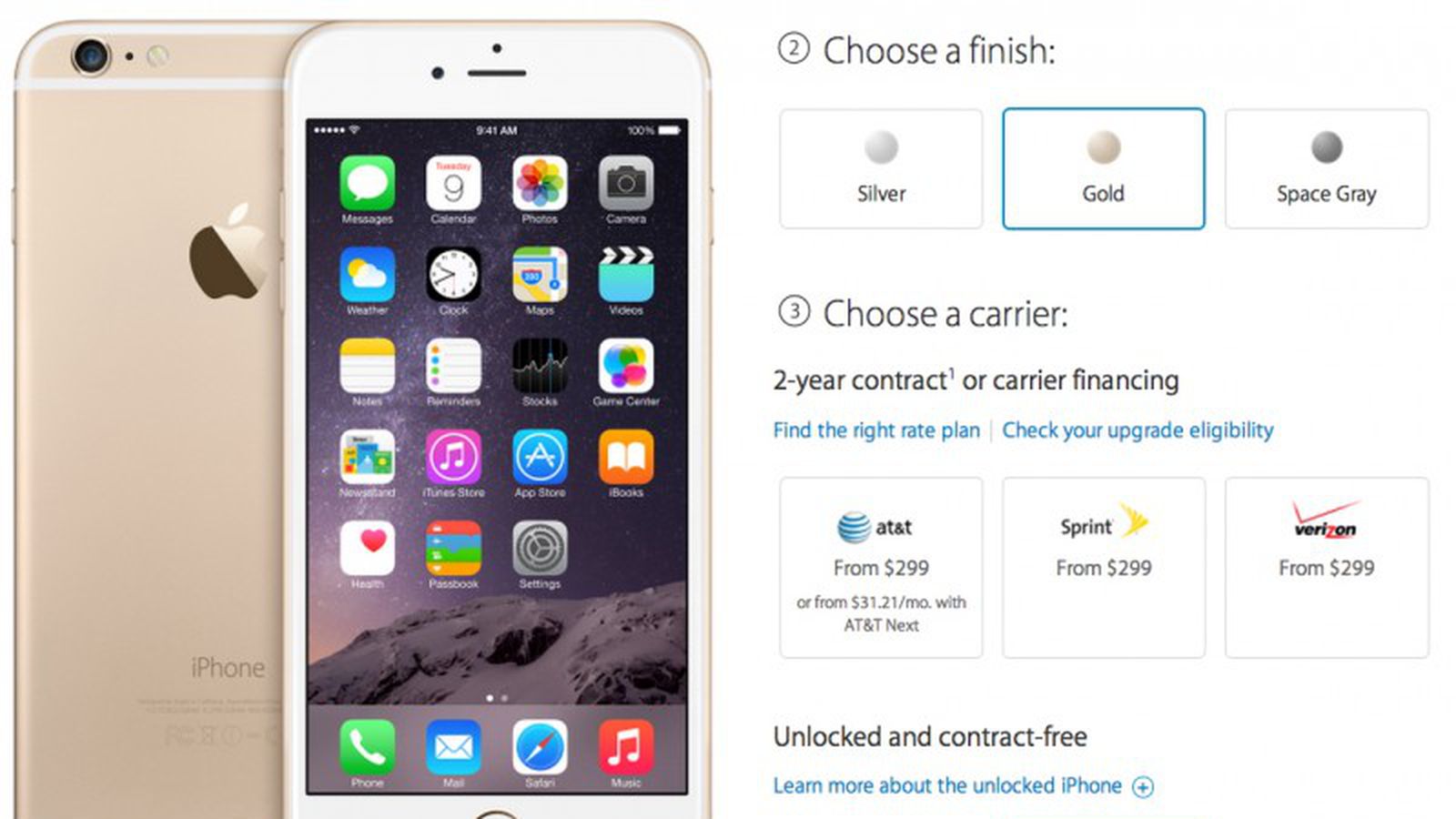 Unlocked, SIM-Free iPhone 6 and 6 Plus Models Now Available in