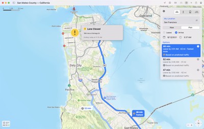 maps monterey estimated