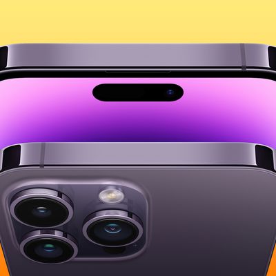 iphone 14 pro max deep purple feature yellow