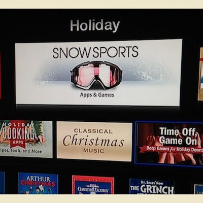 apple tv holiday apps