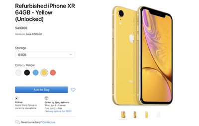 iphone xr refurbished