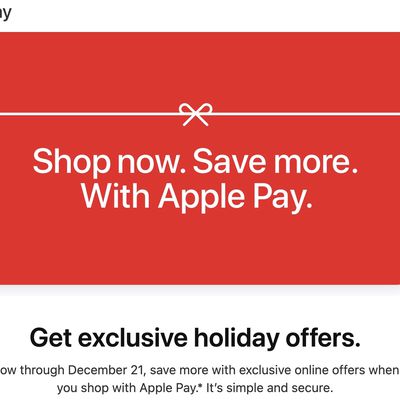 apple pay holiday offers