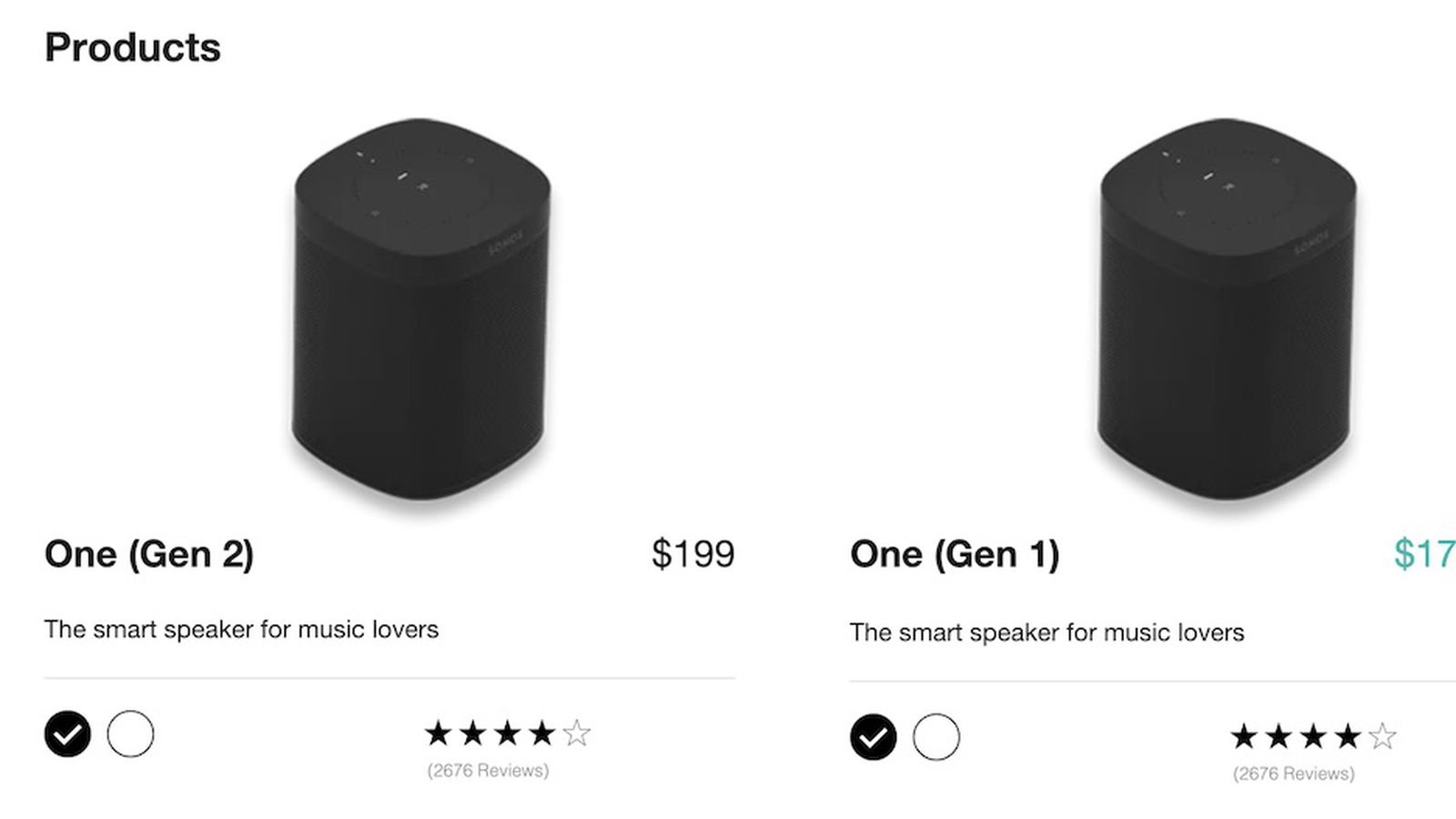 det er alt Nævne dechifrere New 'Sonos One' Speaker Launches With Upgraded Internals and No Design  Changes - MacRumors