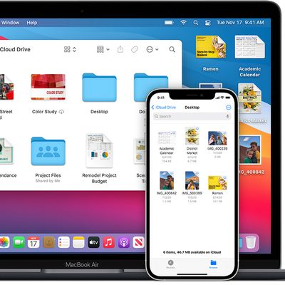 macos big sur ios 14 iphone 12 pro macbook air icloud drive desktop documents hero