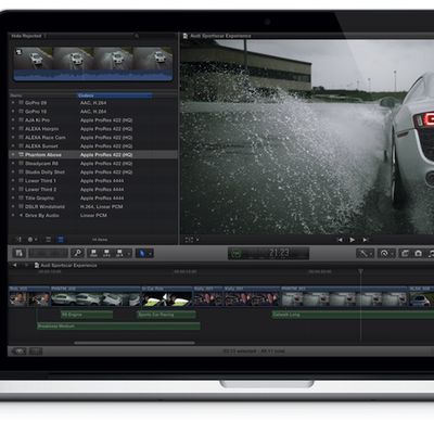 final cut pro x macbook pro