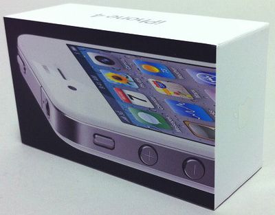 142239 white iphone 4 box