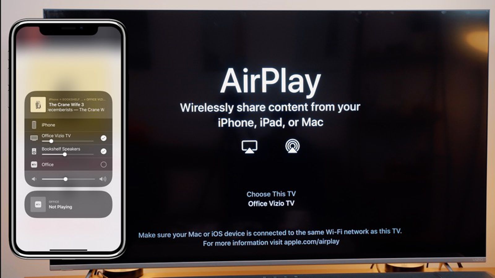 Airplay Not Working on Vizio TV 