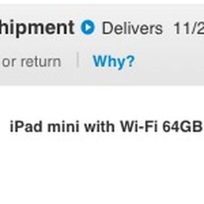 ipad mini preparing for shipment