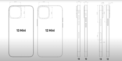 Apple iPhone 11 (13th Gen) Dimensions & Drawings