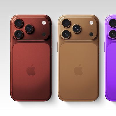 Coffee Burgundy and Purple iPhone 18 Pro Mock