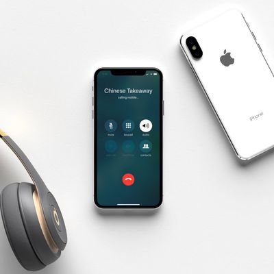 iphone x speakerphone call handsfree