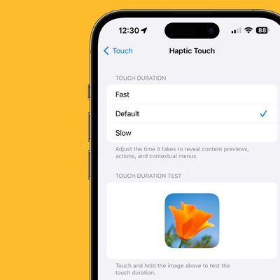 haptic touch ios 17 fast