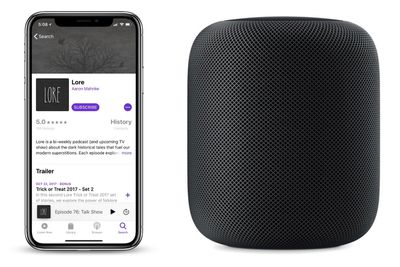 podcasts homepod how to