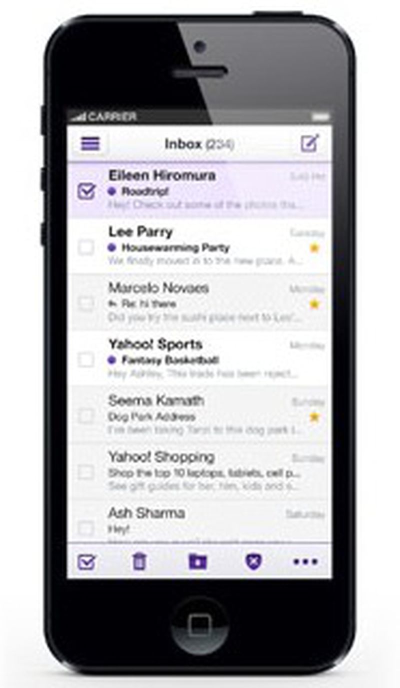 Yahoo Launches New Streamlined Mail Client for iPhone - MacRumors