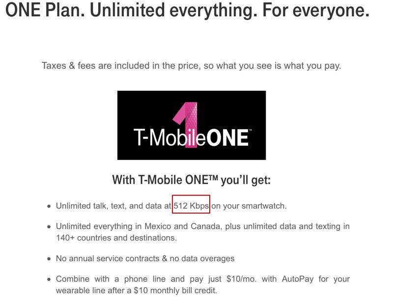 t mobile apple watch series 4 plan