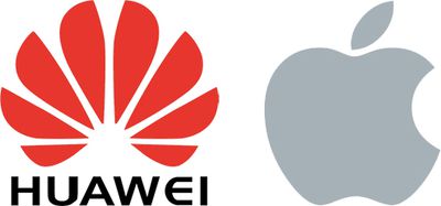 huawei apple logos