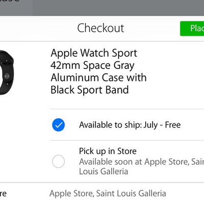 Pick up in store Apple Watch