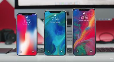 2018 iphones trio mockups