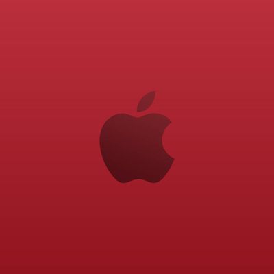 Apple Logo Red
