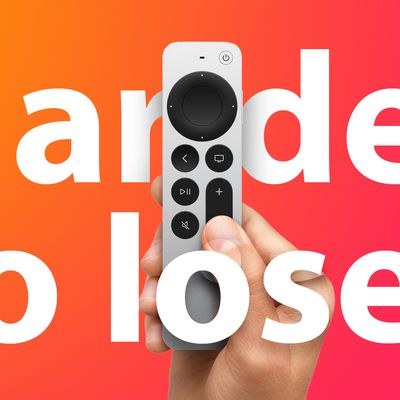 Siri Remote 2 harder to lose Feature