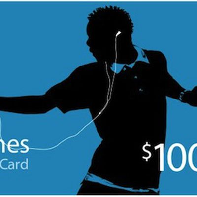 itunes music card 100