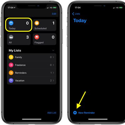 how to add a reminder ios 1
