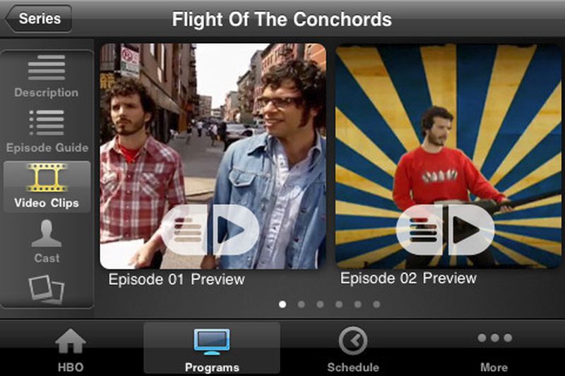 HBO Releases Application for iPhone - MacRumors