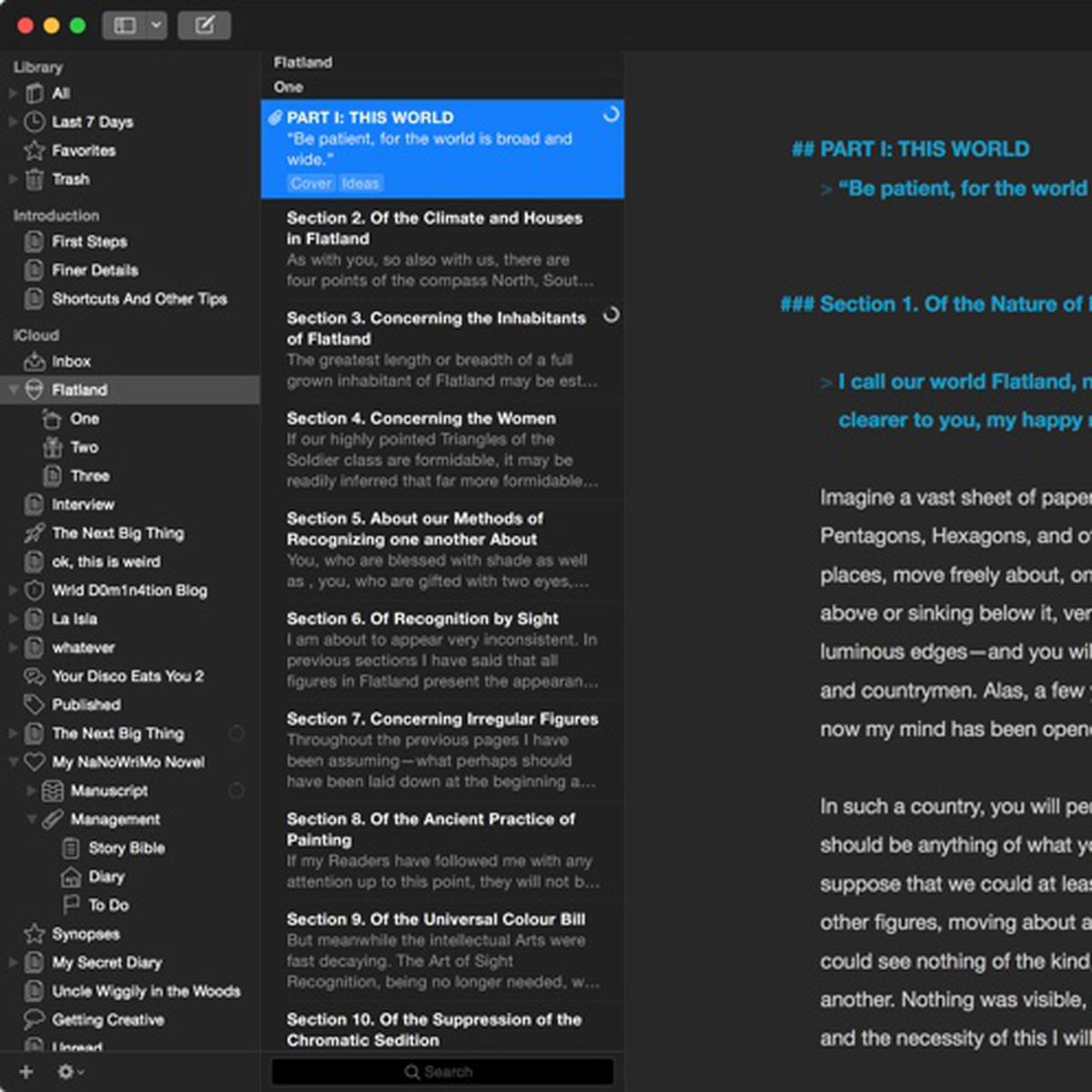 manuscript writing program mac