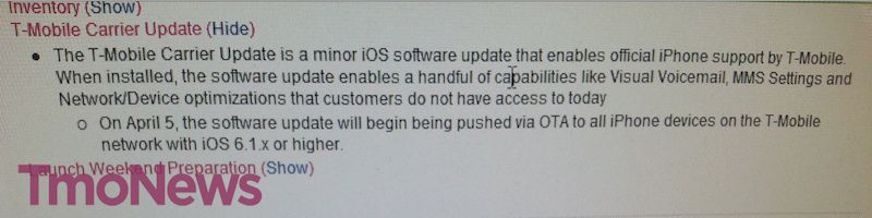 T-Mobile to Release Software Update With LTE and Visual Voicemail ...