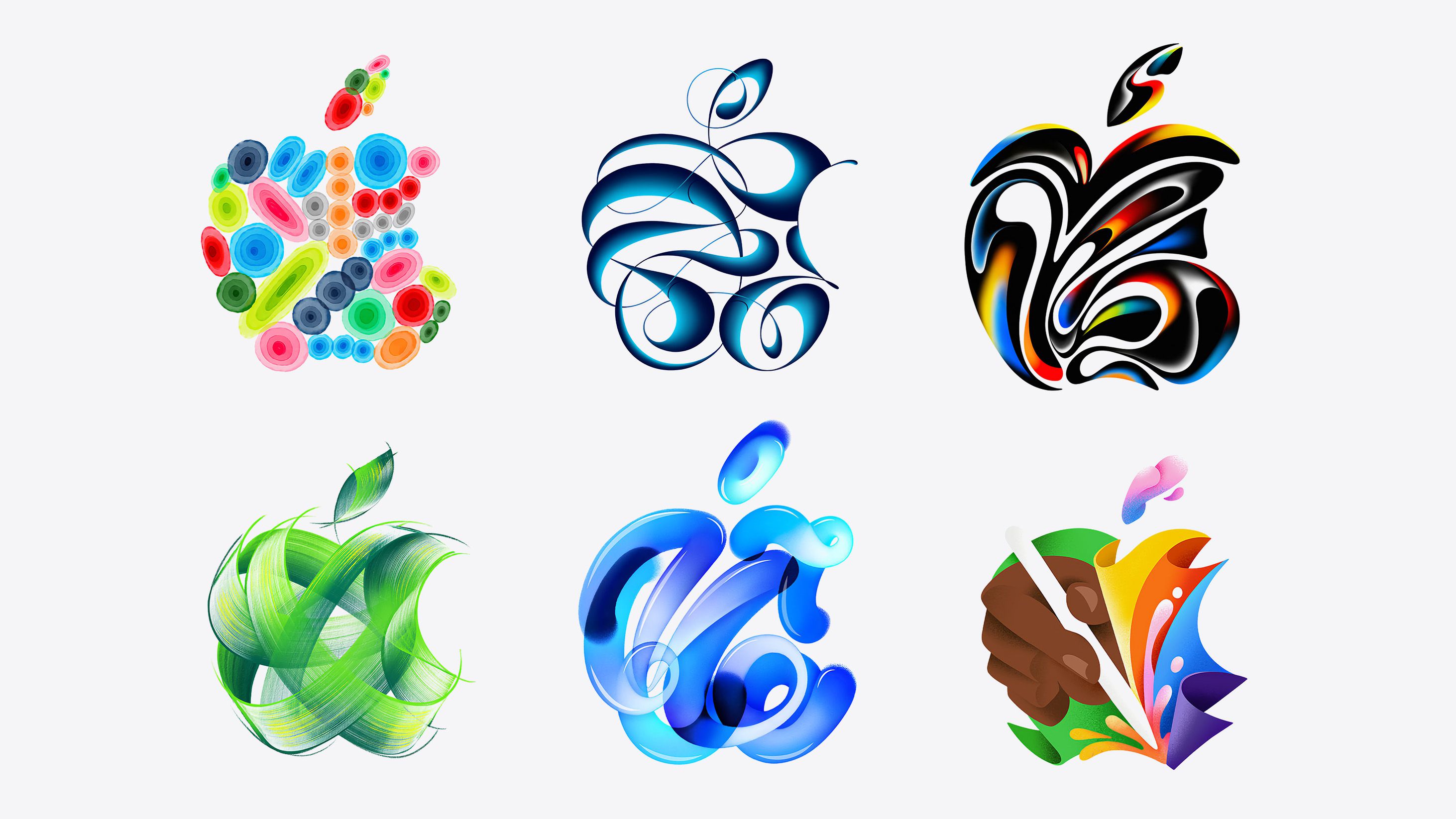 На мероприятии Apple 7 мая будет шесть художественных логотипов, как Тим Кук намекает на новый Apple Pencil